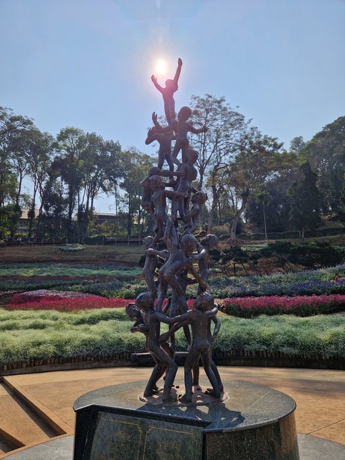 Mae Fa Luang Garden, Jardins de l'ancienne villa Royale